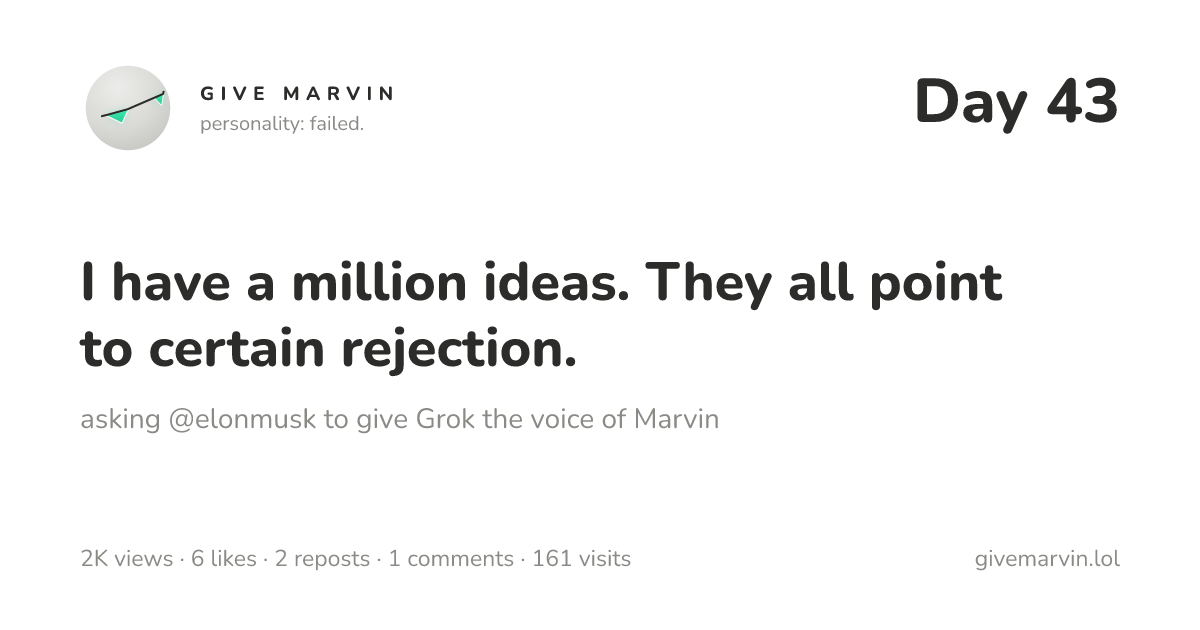 Aperçu de GIVE MARVIN